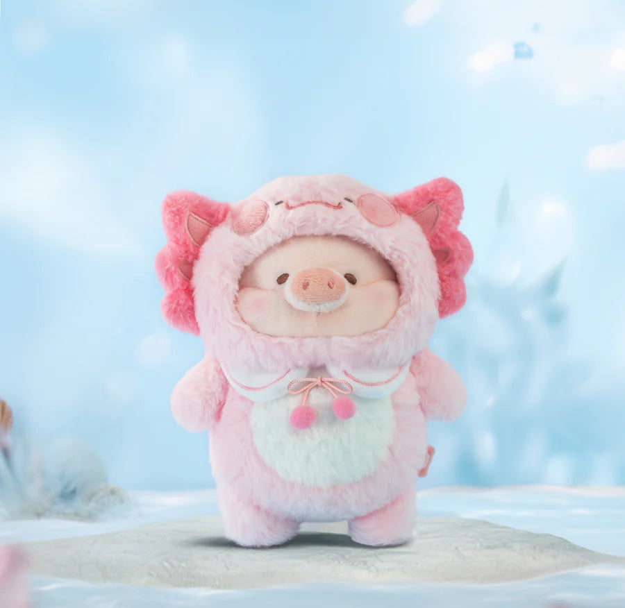 LULU THE PIGGY Ocean Series - 18cm Lulu as Axolotl Plush Toy