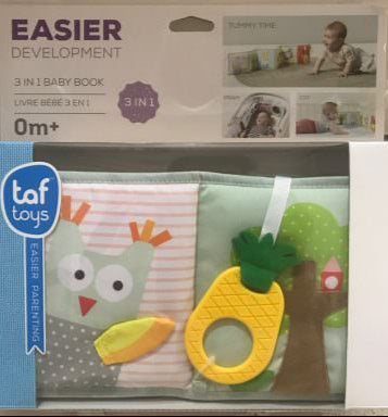 Taf Toys 3 in 1 Easier Development Baby Book
