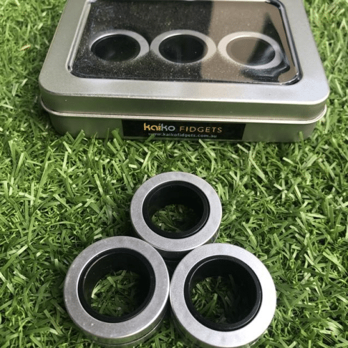 KAIKO Premium Magnetic Fidget Rings in Window Tin
