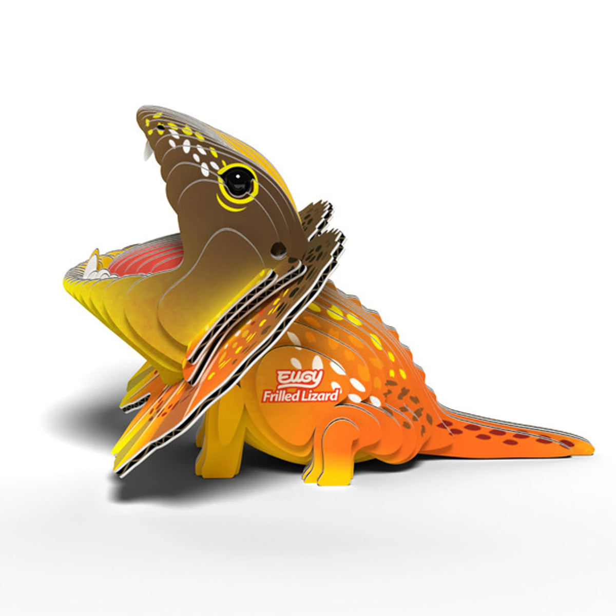 Eugy Cardboard Model Kit Frilled Lizard