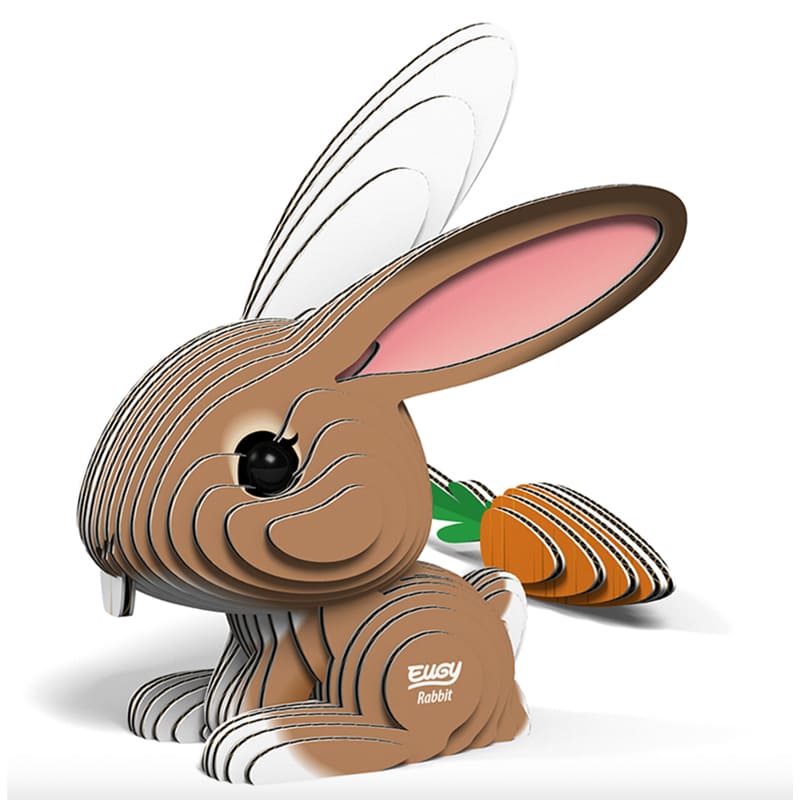 Eugy Cardboard Model Kit Rabbit
