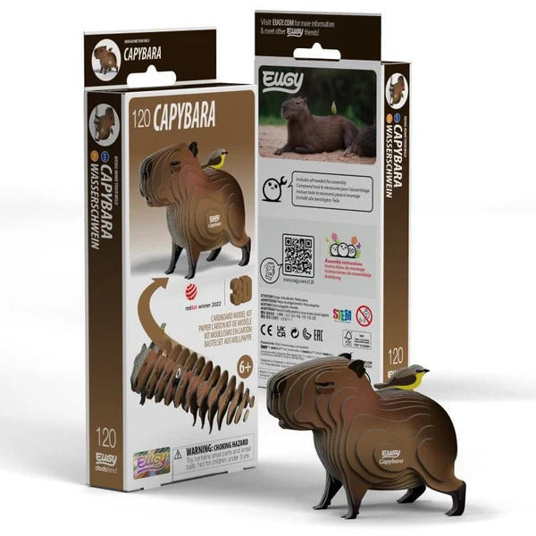 Eugy Cardboard Model Kit Capybara