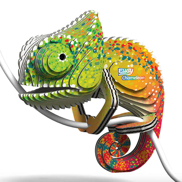 Eugy Cardboard Model Kit Chameleon