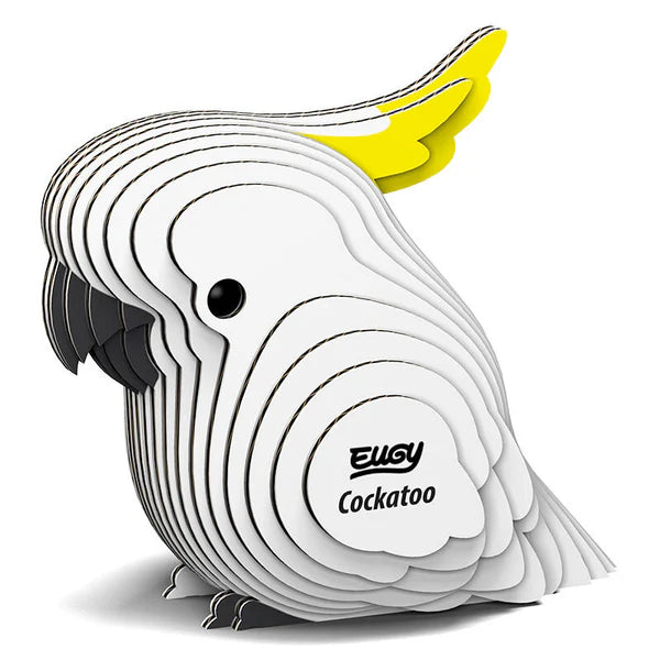 Eugy Cardboard Model Kit Cockatoo