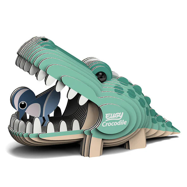 Eugy Cardboard Model Kit Crocodile