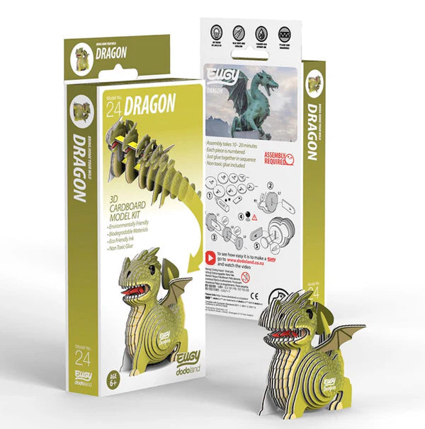 Eugy Cardboard Model Kit Dragon