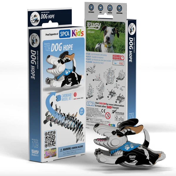 Eugy Cardboard Model Kit Dog - Hope