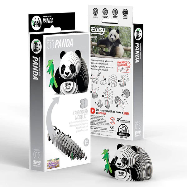 Eugy Cardboard Model Kit Panda
