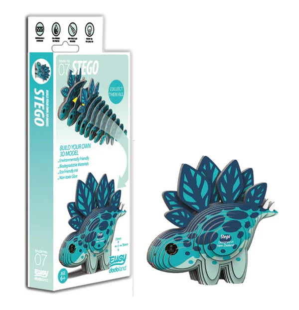 Eugy Cardboard Model Kit Stego