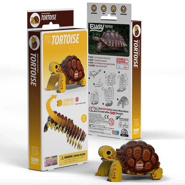 Eugy Cardboard Model Kit Tortoise