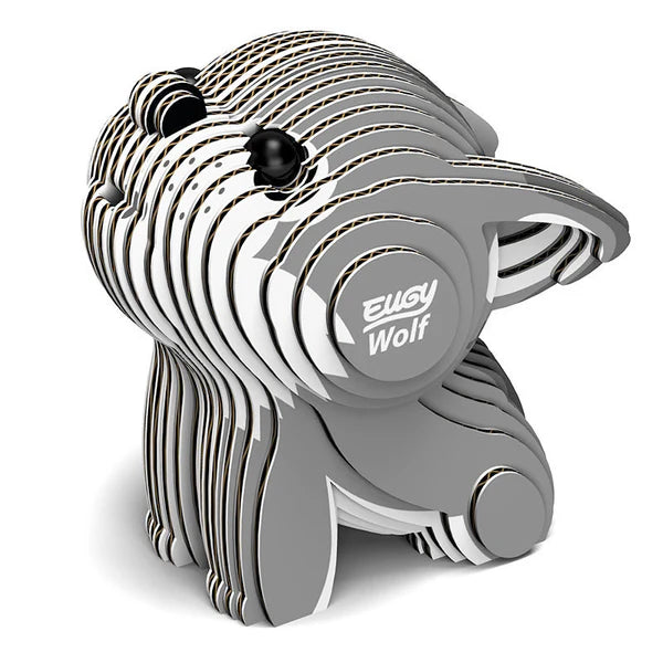 Eugy Cardboard Model Kit Wolf
