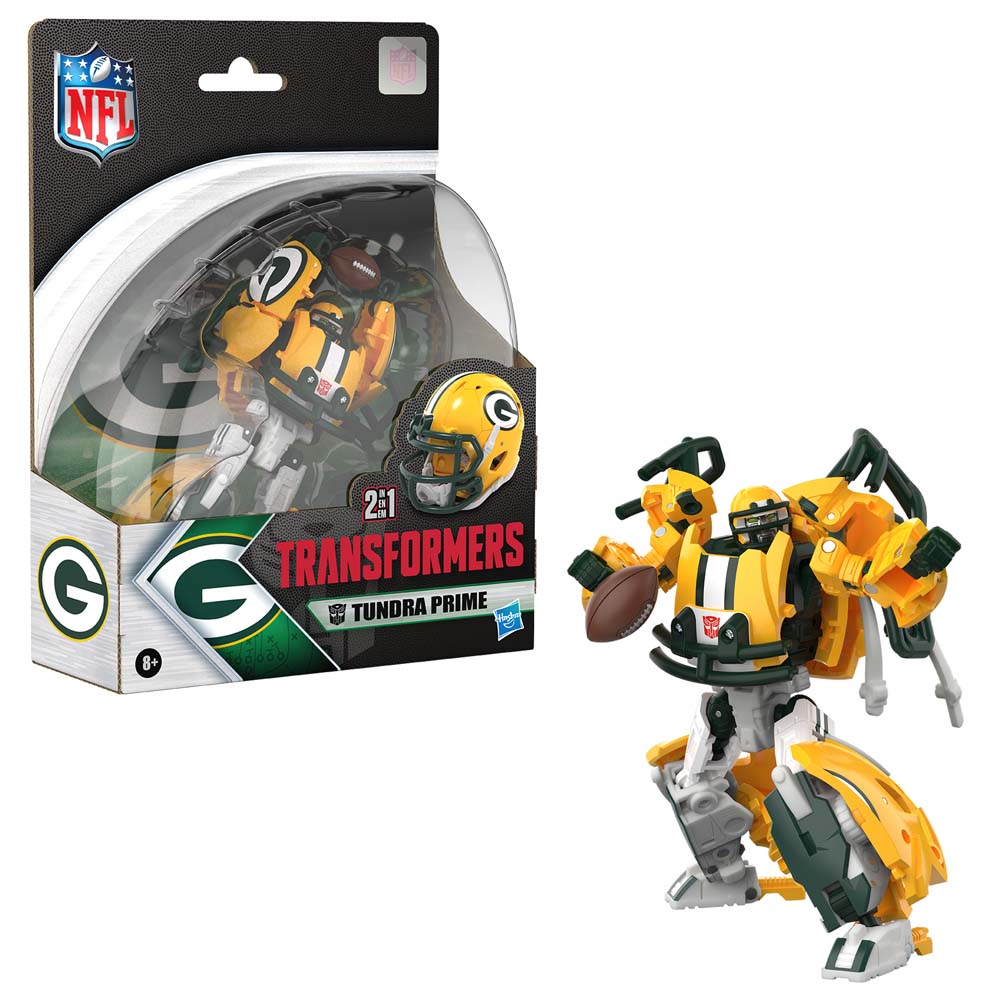 Transformers Generation NFL Packers Tundra Prime Figure