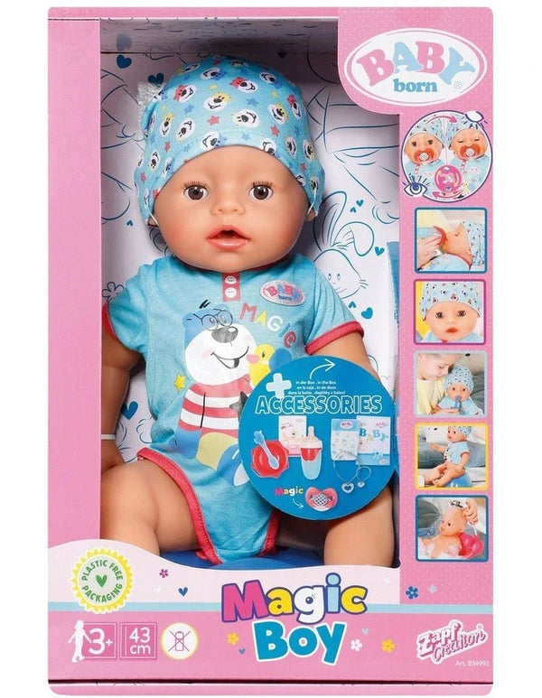 Baby Born Doll Magic Boy 43cm Open Box