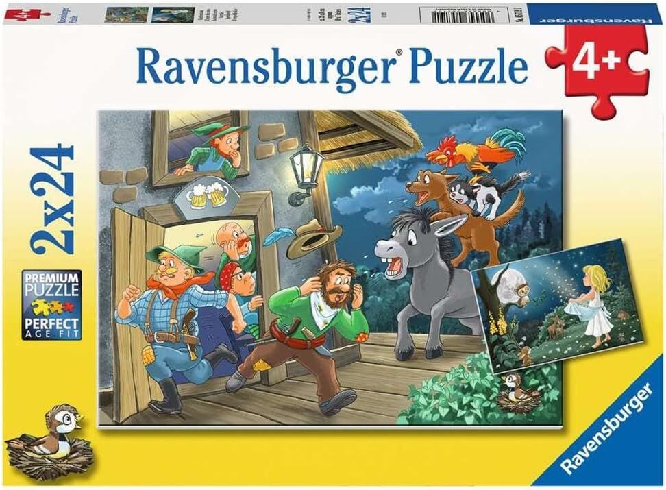 RB05719-1 Fairytales 2 x 24pc Puzzles