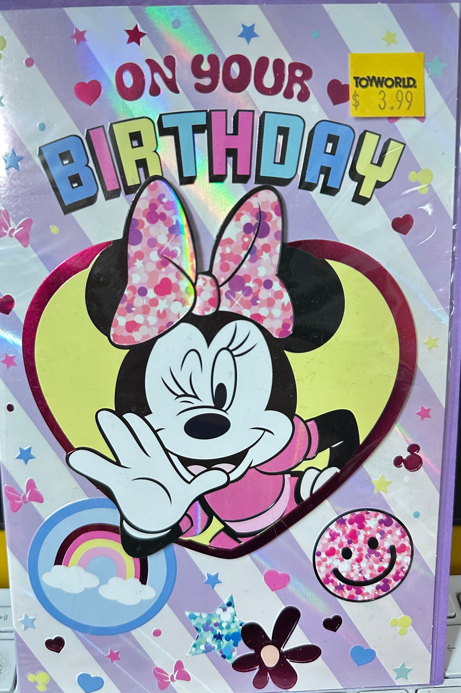 Birthday Card Premium General Minnie Mouse On Your Birthday