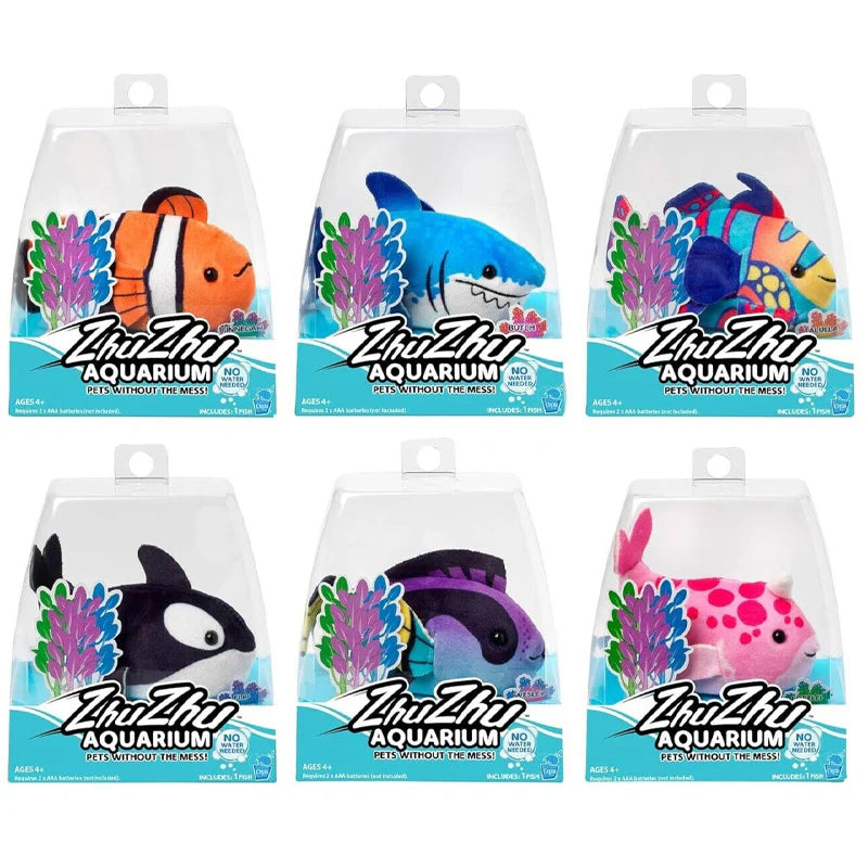 Zhu Zhu Aquarium Motorised Fish Assorted req 2 x AAA batteries