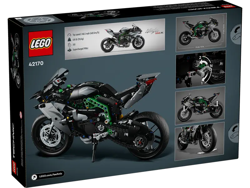 Lego 42170 Technic Motorbike 2W Kawasaki Ninja