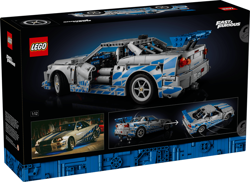 Lego 42210 Technic 2 Fast 2 Furious Nissan Skyline GT-R (R34) Car