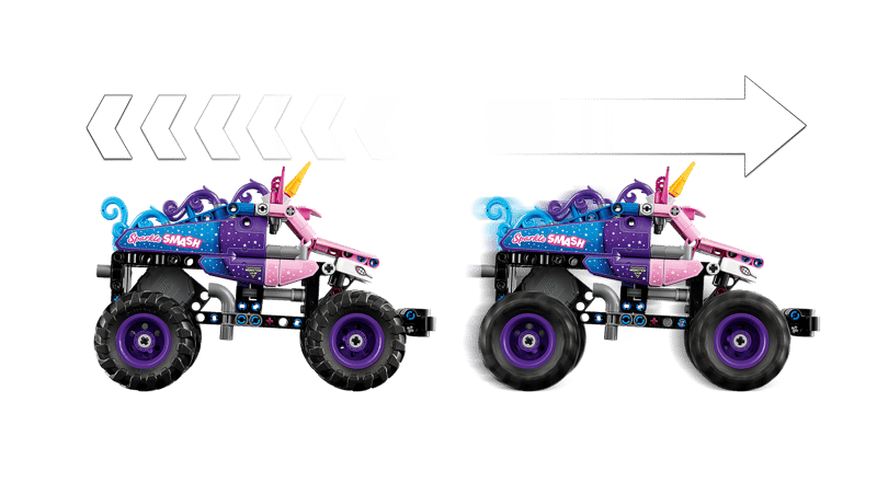 Lego 42220 Technic Monster Jam Sparkle Smash Pull Back