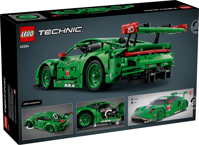 Lego 42224 Technic Porsche 911 GT3 R REXY AO Racing Car