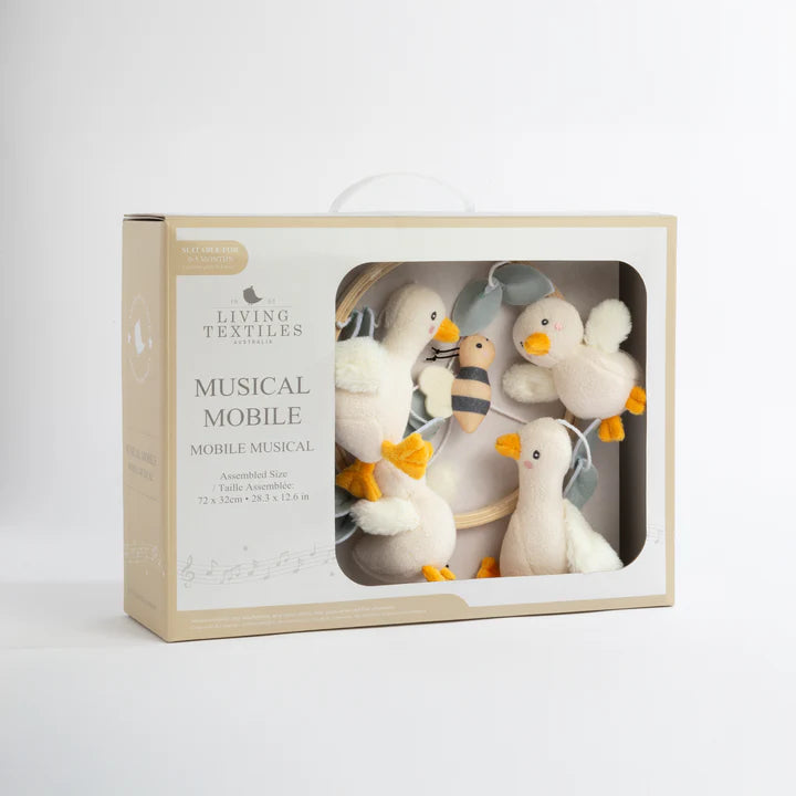 Living Textiles Musical Mobile - Goosey Goosey