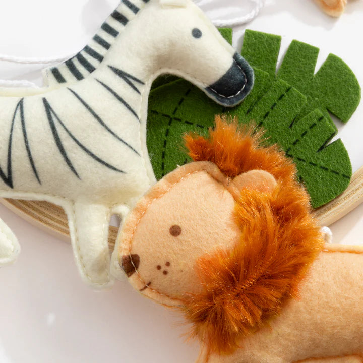 Living Textiles Musical Mobile - Wild Safari