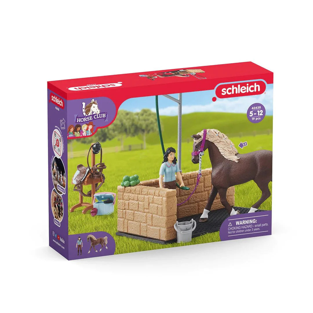 SC42438 Schleich Washing Area with Emily &amp; Luna
