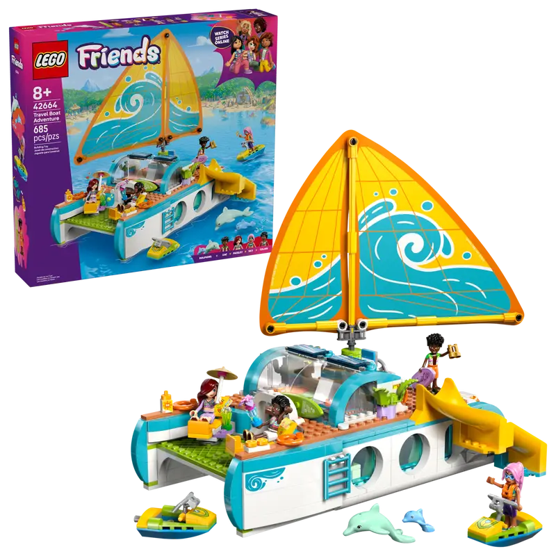 Lego 42664 Friends Travel Boat Adventure