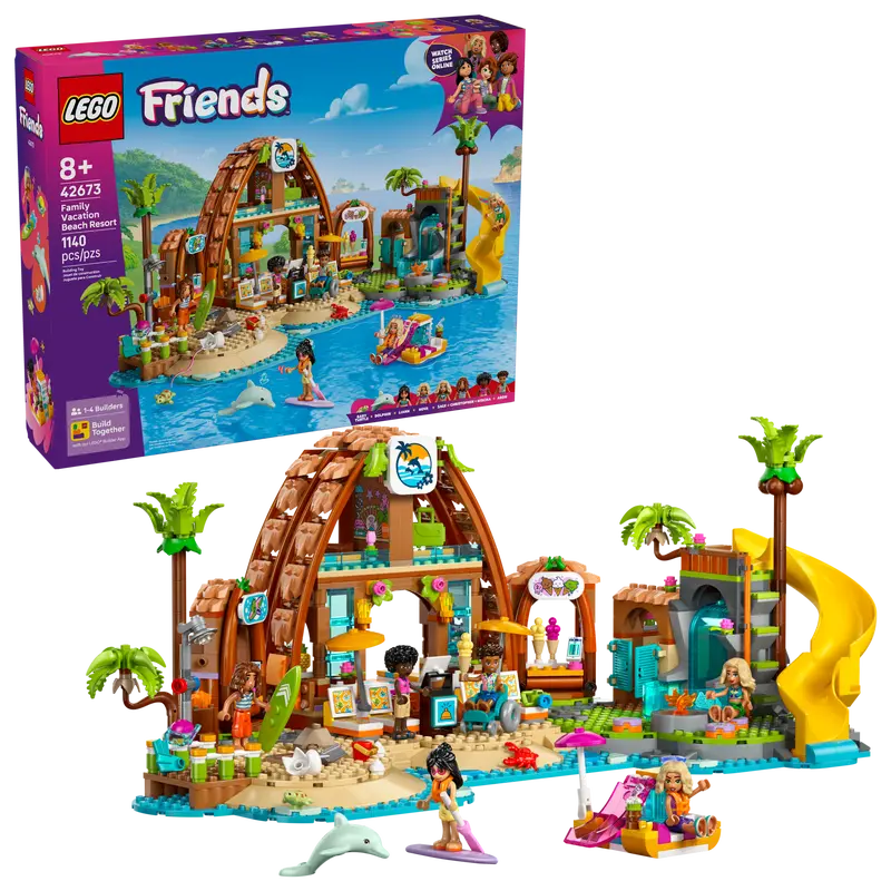 Lego 42673 Friends Family Vacation Beach Resort