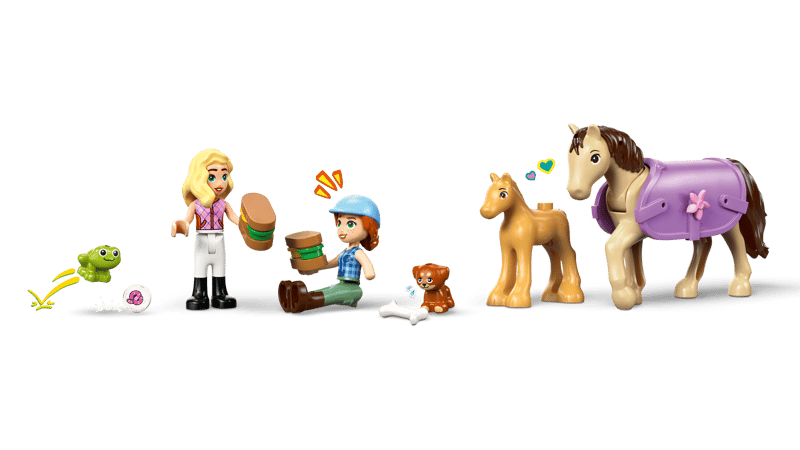 Lego 42695 Friends Horse and Baby Foal Trailer