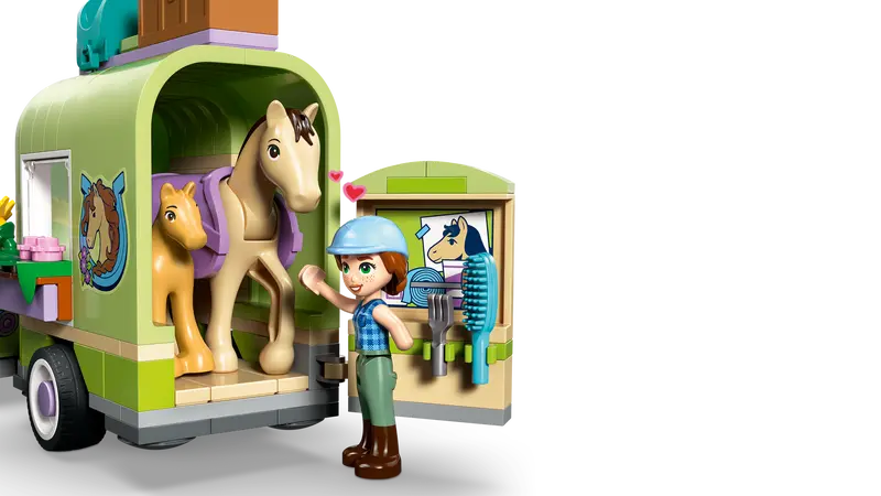 Lego 42695 Friends Horse and Baby Foal Trailer