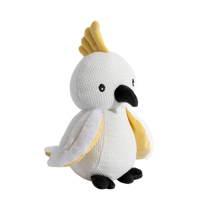 Living Textiles Australian Knitted Colin the Cockatoo
