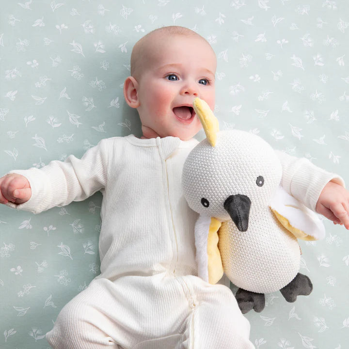 Living Textiles Australian Knitted Colin the Cockatoo