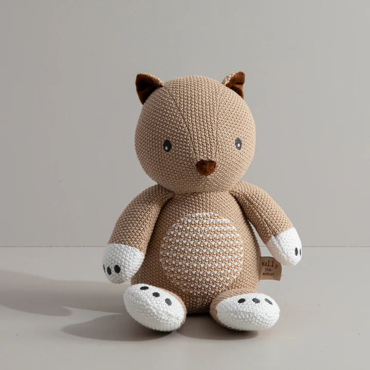Living Textiles Australian Knitted Wally the Wombat