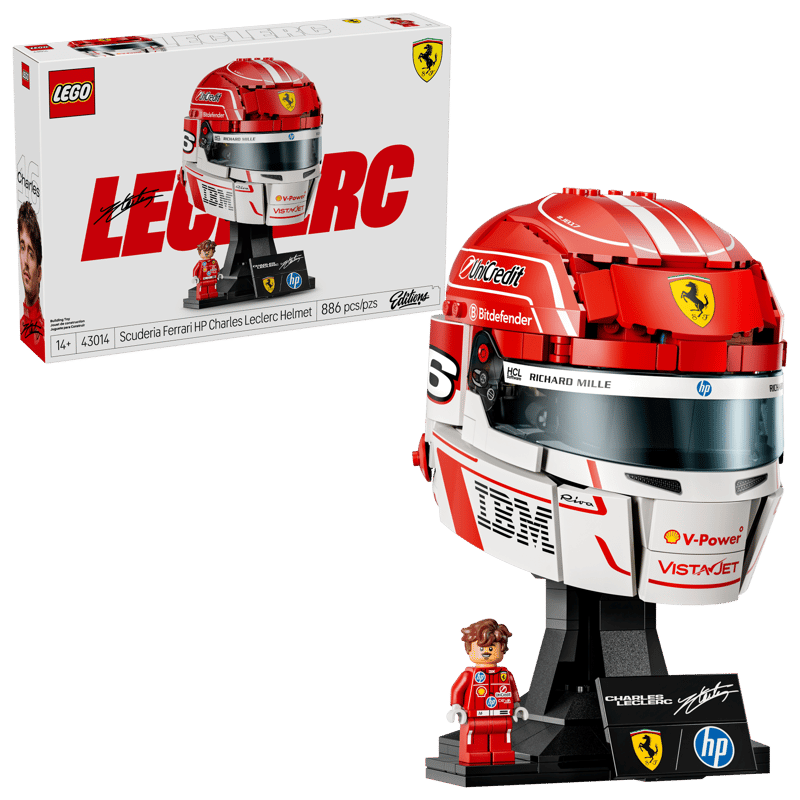 Lego 43014 Editions Scuderia Ferrari F1 CHARLES LECLERC Helmet