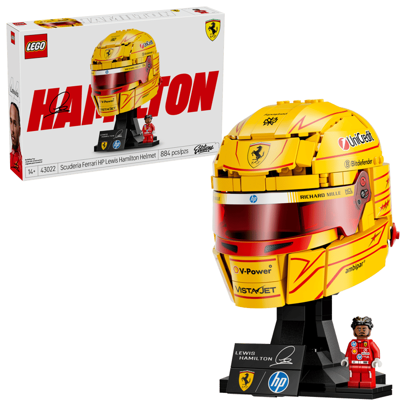 Lego 43022 Editions Scuderia Ferrari F1 LEWIS HAMILTON Helmet