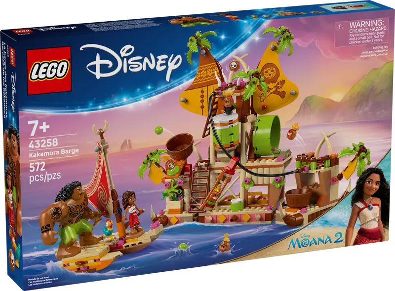 Lego 43258 Disney Moana 2 Kakamora Barge