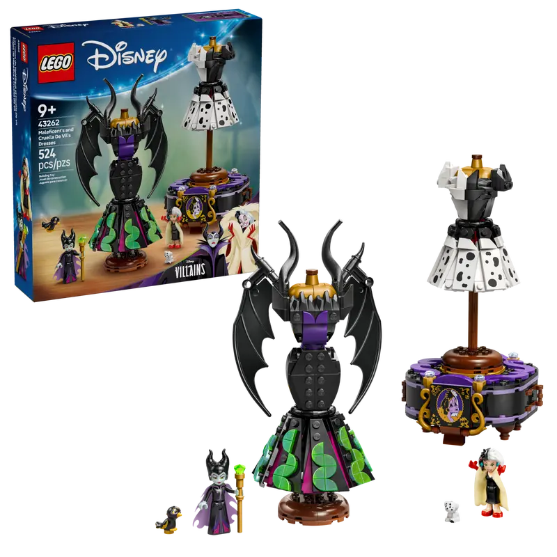 Lego 43262 Maleficent&#39;s and Cruella De Vil&#39;s Dresses