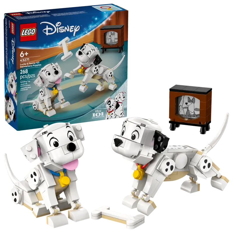 Lego 43271 Disney Lucky &amp; Penny 101 Dalmations Puppies
