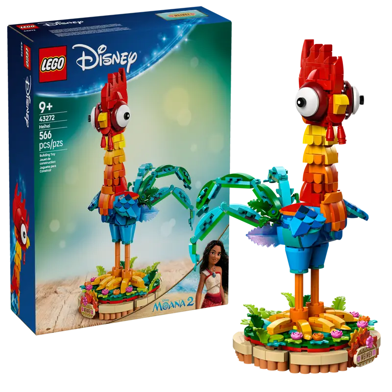 Lego 43272 Disney Moana 2 Heihei Display Figure
