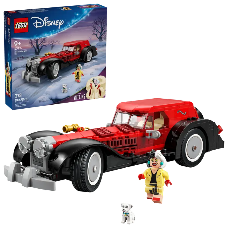 Lego 43277 Disney Villains Cruella De Vil's Car