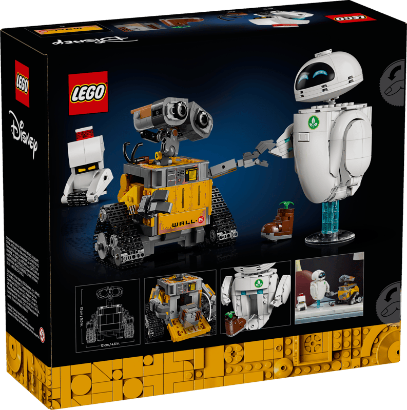 Lego 43279 Disney Pixar WALL-E and EVE