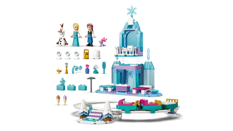 Lego 43281 Disney Elsa's Ice Castle &amp; Snow Ride Adventure