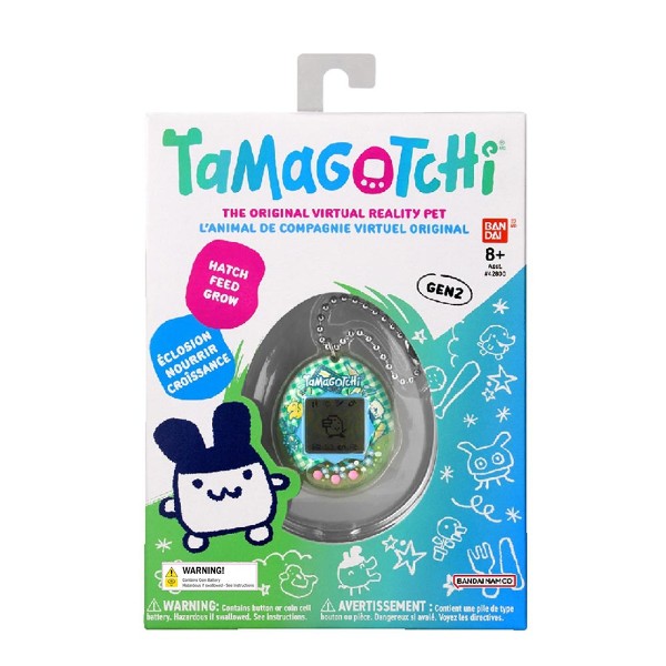 Bandai Tamagotchi Original Green Tama Picnic