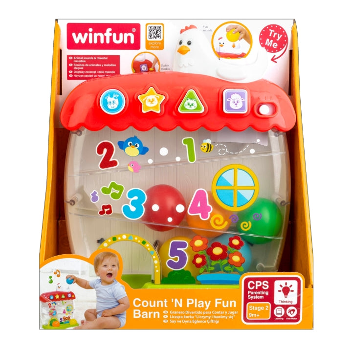 Winfun Count N Play Fun Barn - Demo Batteries Included