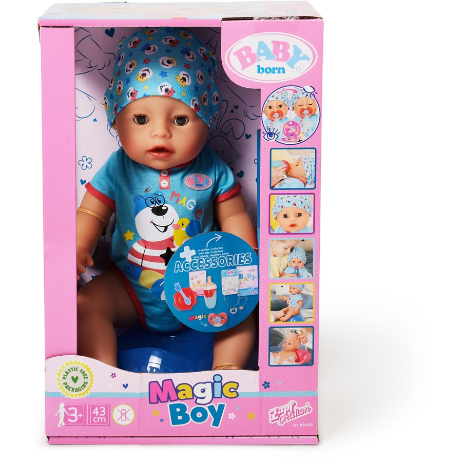Baby Born Doll Magic Boy 43cm - Open Box