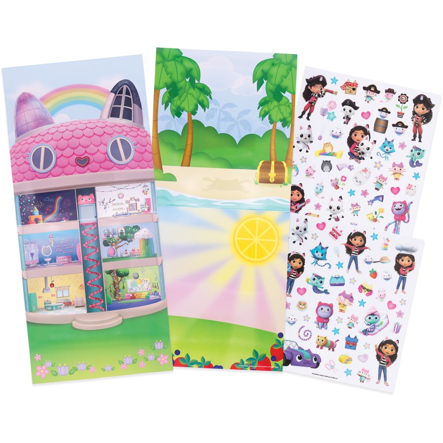 Gabby's Dollhouse Stick a Scene Activity Set