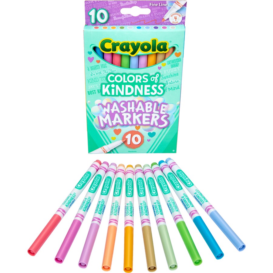 Crayola Colors Of Kindness Washable Markers 10pk