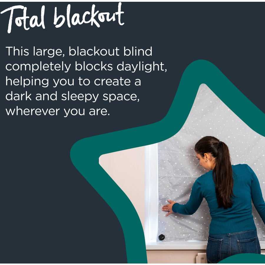 Tommee Tippee Blackout Blind Large 130 x 198cm Starry Grey