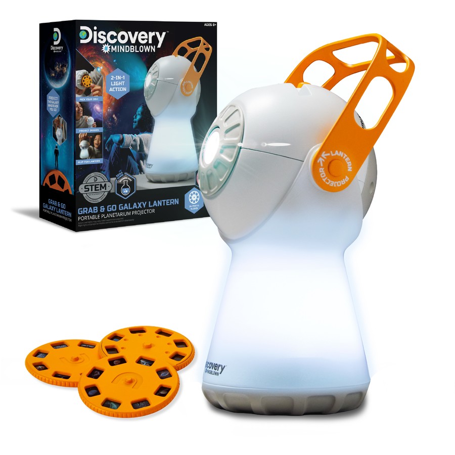 Discovery Mindblown Grab &amp; Go Galaxy Lantern Req 3 AAA Batteries